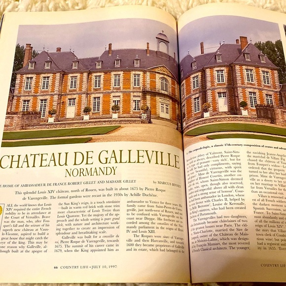 COUNTRY LIFE MAGAZINE July 10, 1997 GREAT BRITAIN VERSAILLES GARDENS EUC - Picture 7 of 11